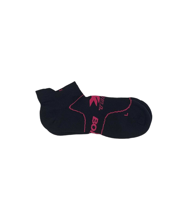 8 Pairs Womens Bonds X-Temp White Black Hot Pink Sport Low Cut Socks