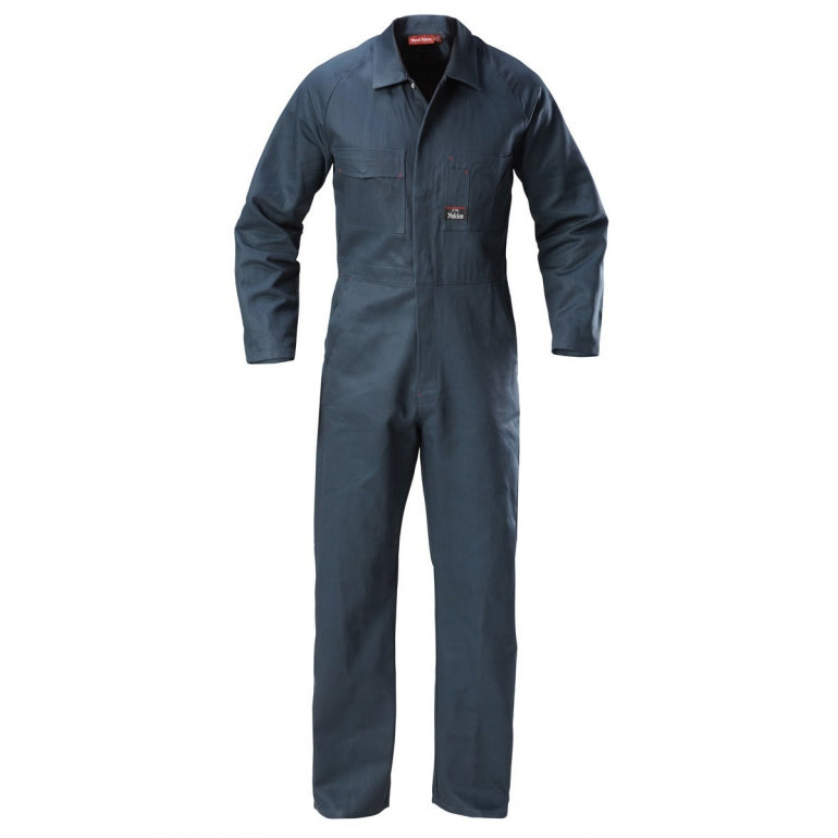 Mens Hard Yakka Foundations Cotton Drill Coverall Green Y00010