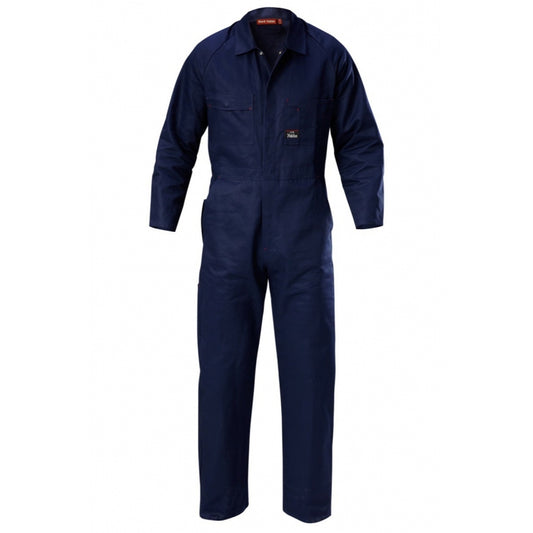 Mens Hard Yakka Foundations Cotton Drill Coverall Navy