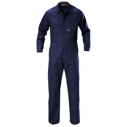 Mens Hard Yakka Cotton Lightweight Drill Coverall Navy