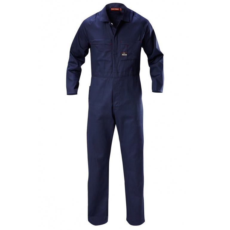 2 x Mens Hard Yakka Cotton Lightweight Drill Coverall Navy Y00030