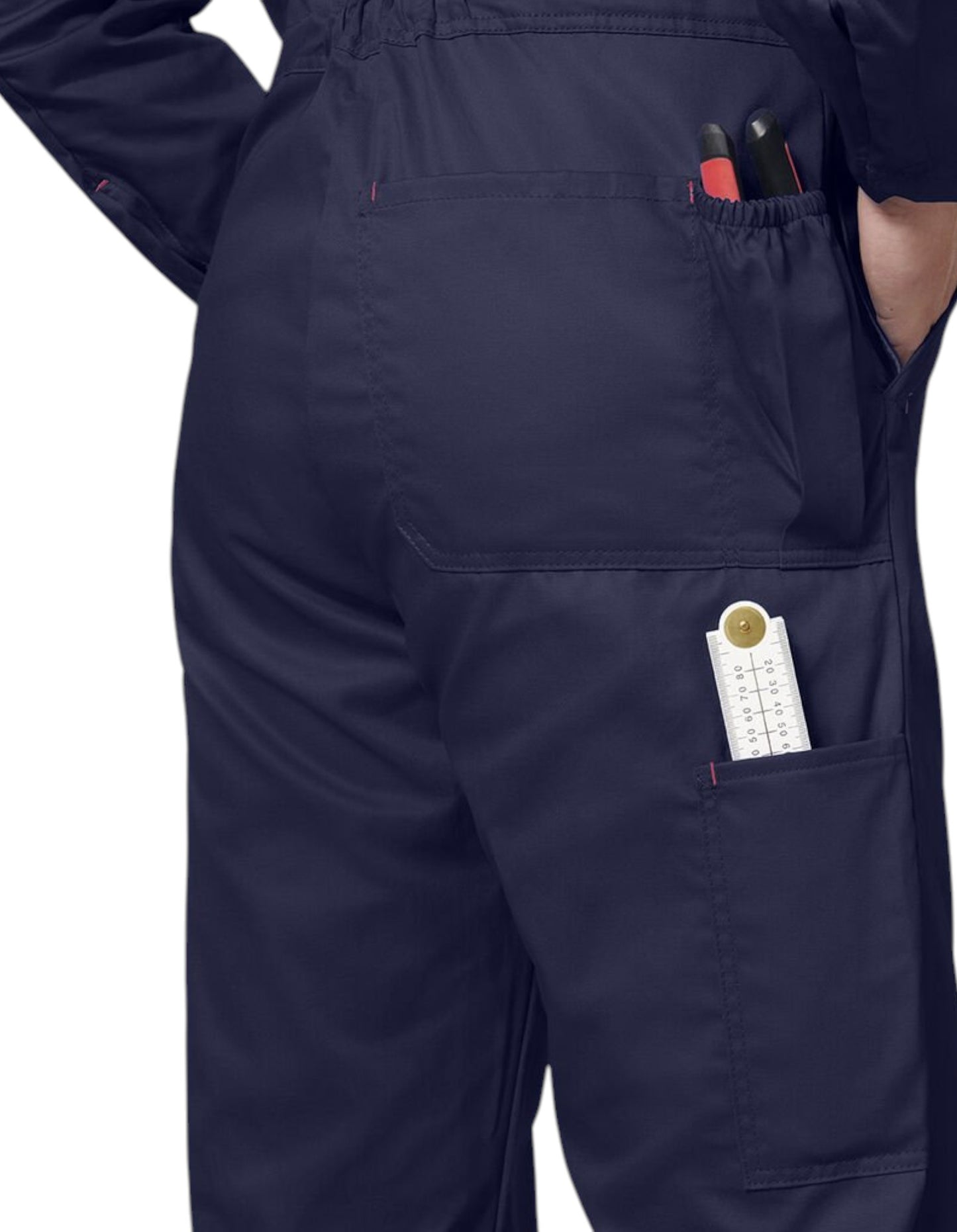 Mens Hard Yakka Cotton Lightweight Drill Coverall Navy