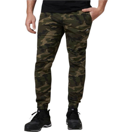 Mens Hard Yakka 3056 Camo Jogger Trackies Camouflage