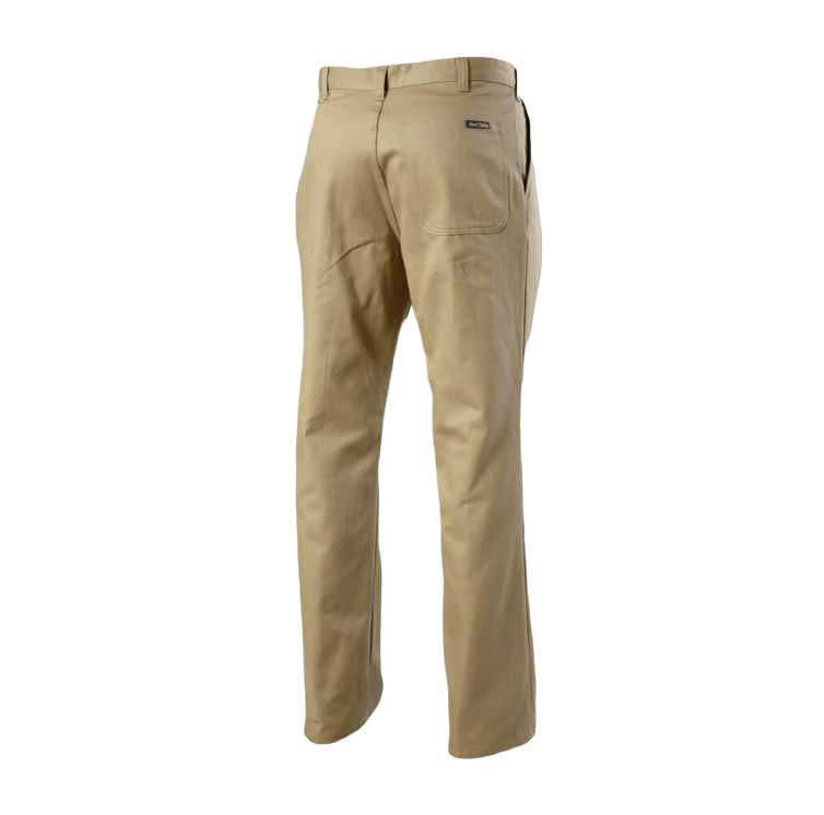 4 x Mens Hard Yakka Drill Work Pant Cotton Khaki Pants Y02501