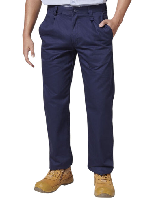Mens Hard Yakka Drill Workwear Pants Navy