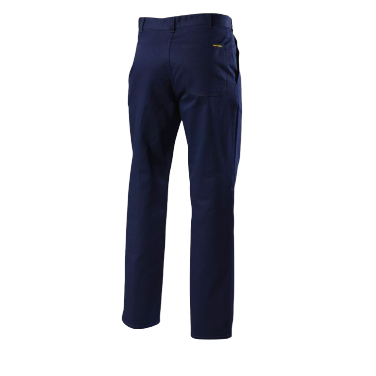 Mens Hard Yakka Drill Workwear Pants Navy