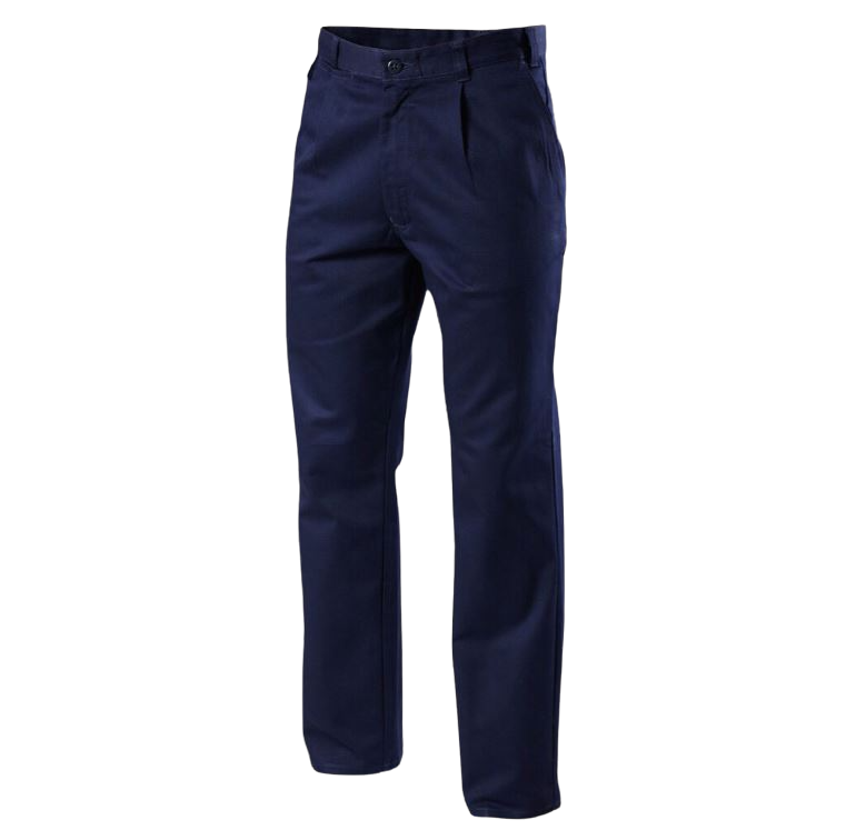 Mens Hard Yakka Drill Work Pant Cotton Navy Pants Y02501