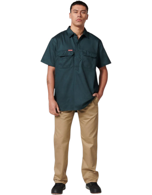 Mens Hard Yakka Drill Workwear Pants Khaki