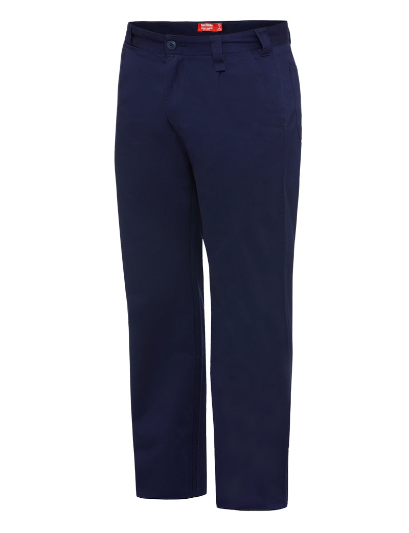 Mens Hard Yakka Basic Drill Work Pant Cotton Navy Pants