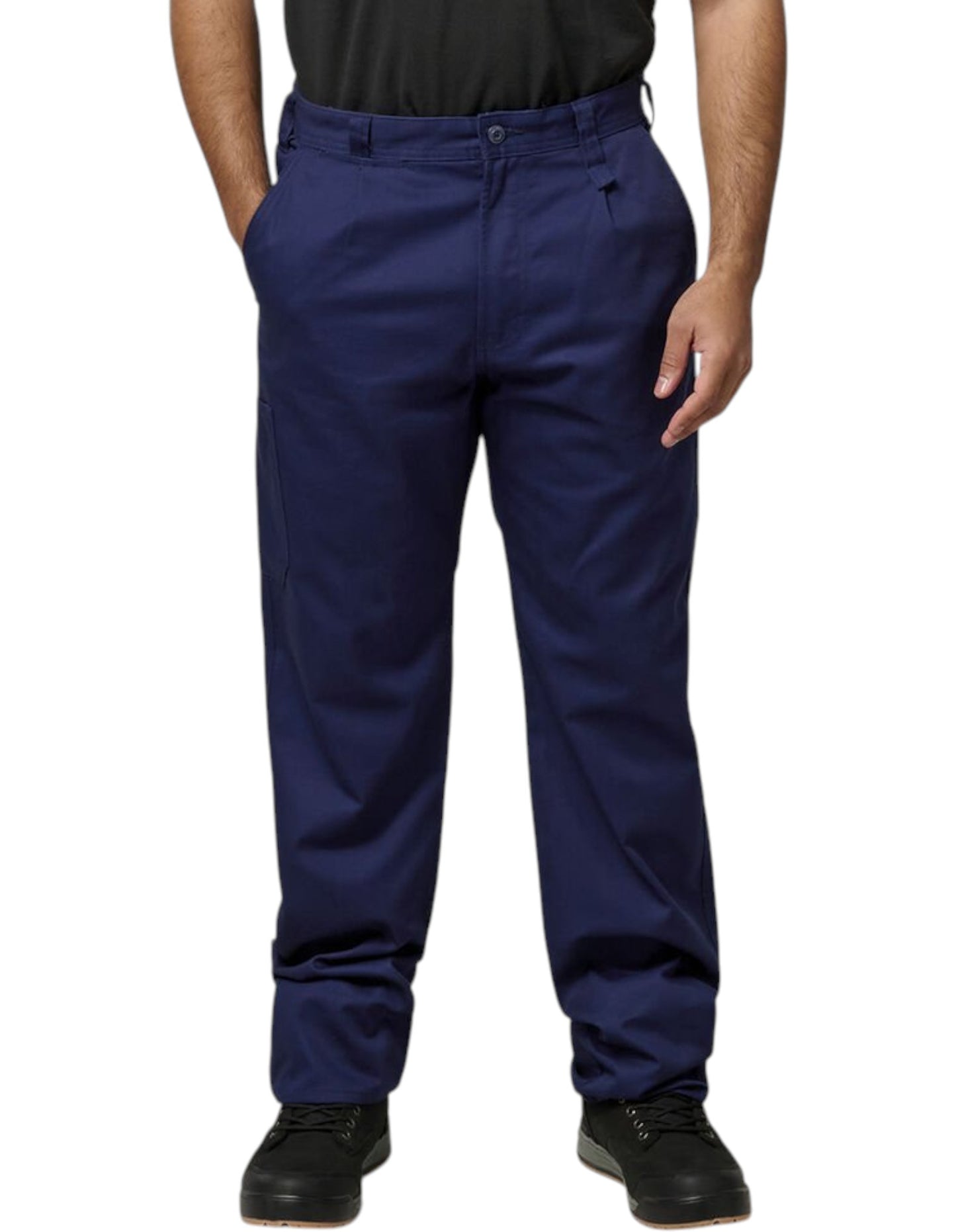 Mens Hard Yakka Drill Workwear Pants Navy