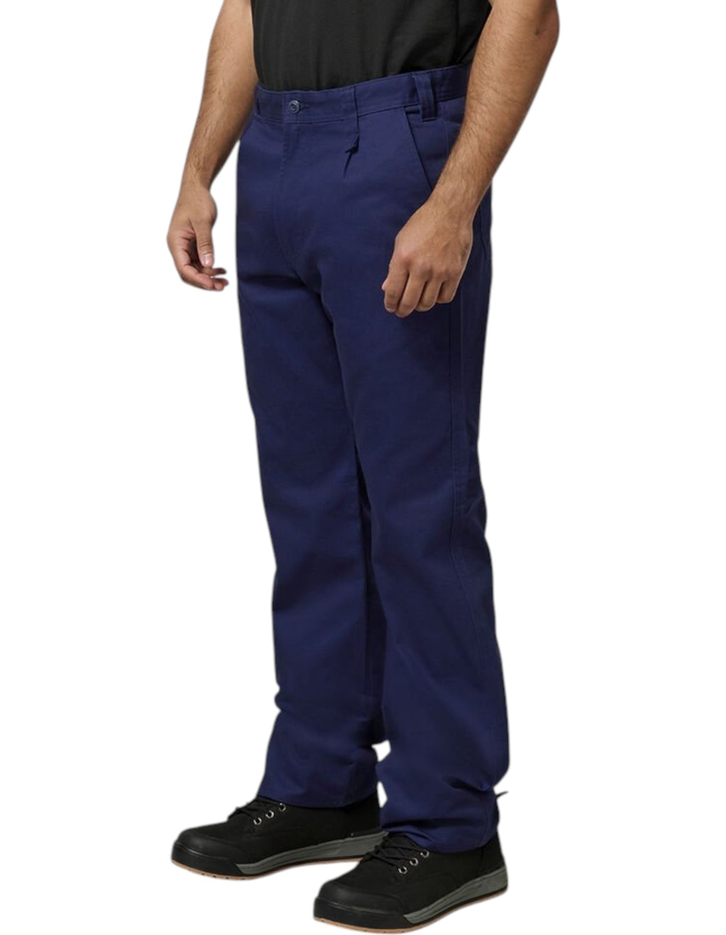 Mens Hard Yakka Drill Workwear Pants Navy