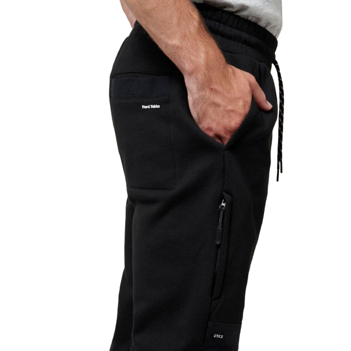 Mens Hard Yakka Xtreme Jogger Trackies Black