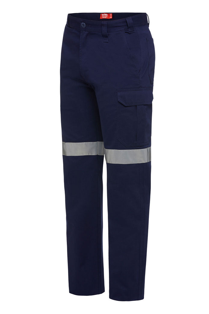 Mens Hard Yakka Basic Drill Cargo Workwear Pants Navy