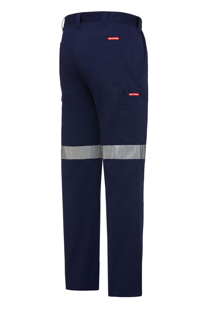 Mens Hard Yakka Basic Drill Cargo Workwear Pants Navy