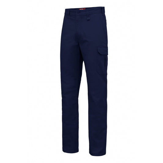 Mens Hard Yakka Core Basic Stretch Cargo Workwear Pants Navy