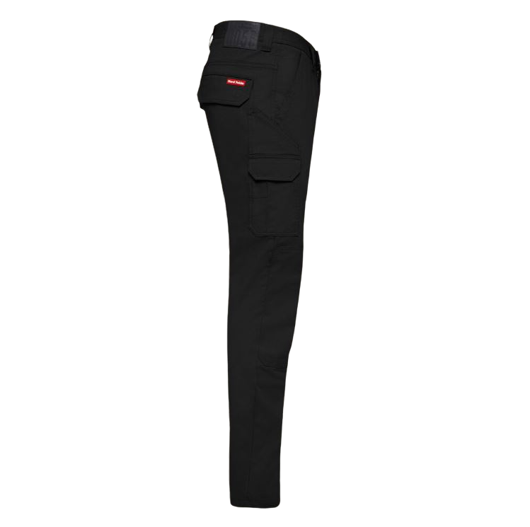 Mens Hard Yakka 3056 Stretch Canvas Cargo Workwear Pants Black