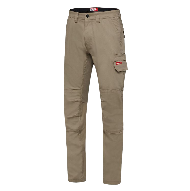 2 x Mens Hard Yakka 3056 Stretch Canvas Cargo Pants Desert