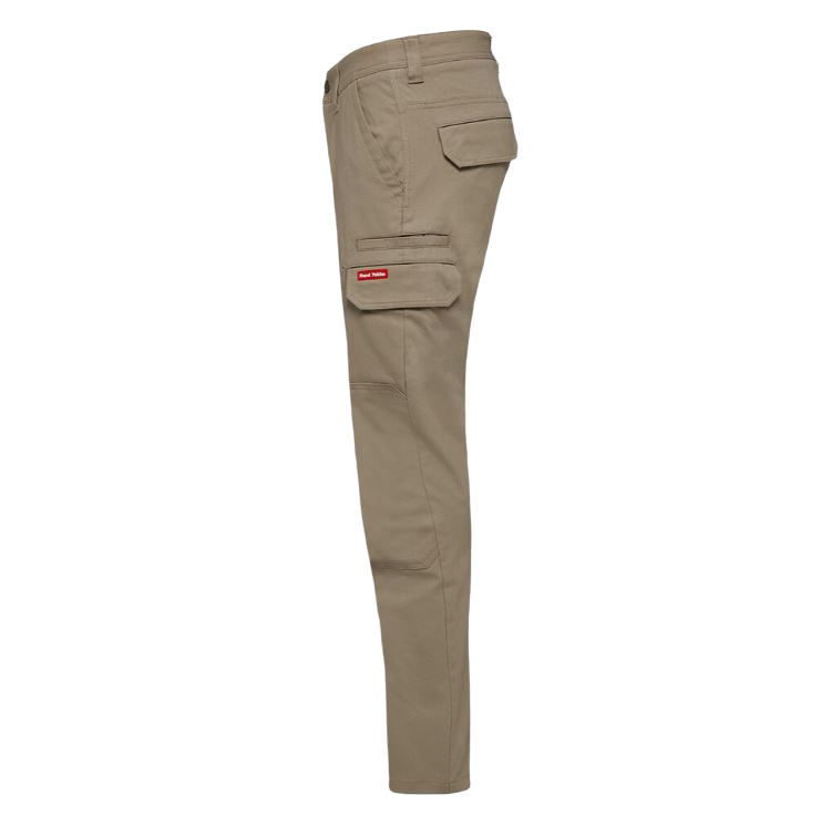 Mens Hard Yakka 3056 Stretch Canvas Cargo Workwear Pants Desert