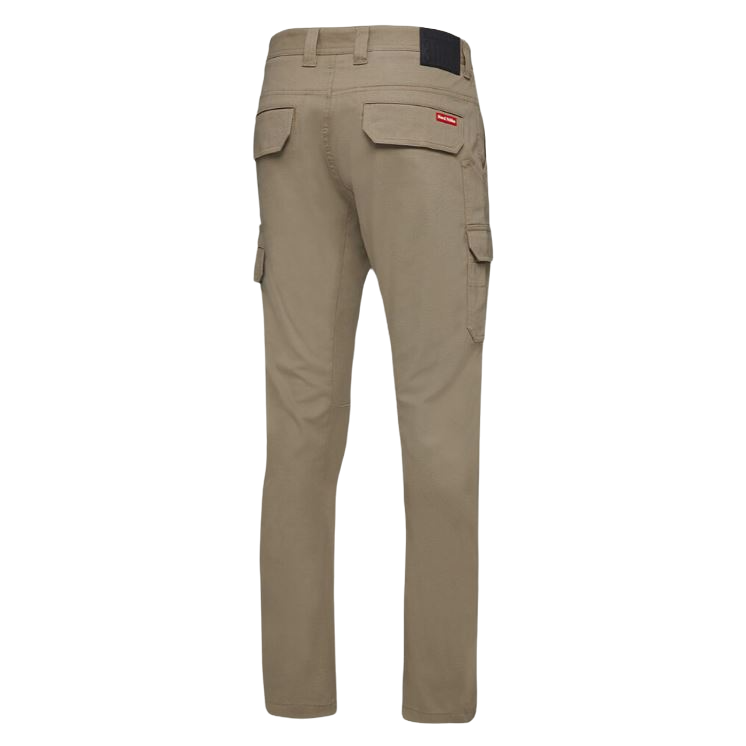 Mens Hard Yakka 3056 Stretch Canvas Cargo Workwear Pants Desert