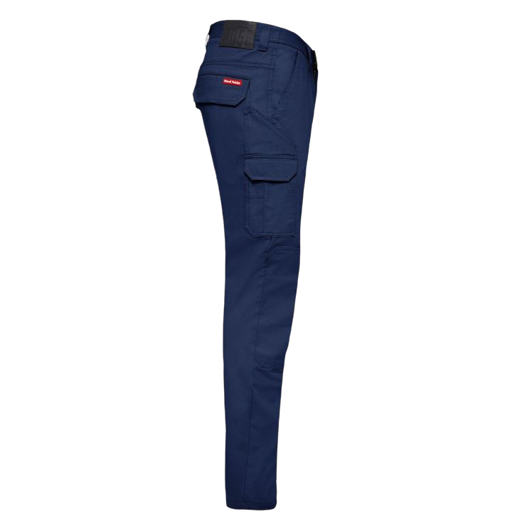 Mens Hard Yakka 3056 Stretch Canvas Cargo Workwear Pants Navy