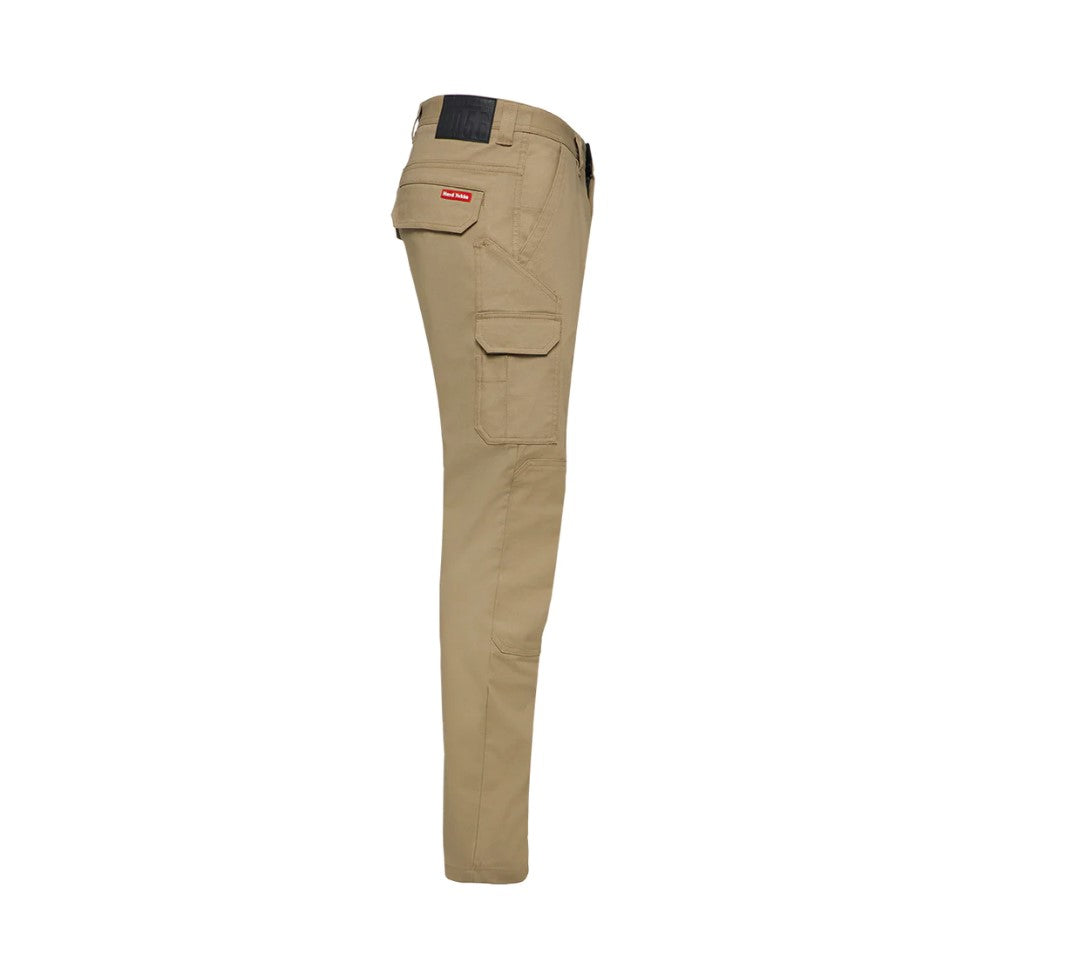 Mens Hard Yakka 3056 Stretch Canvas Cargo Workwear Pants Khaki