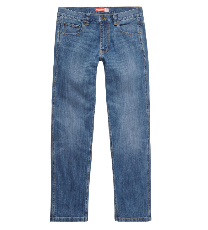 2 x Mens Hard Yakka Heritage Regular Jeans Tough Denim Stonewash Y03100