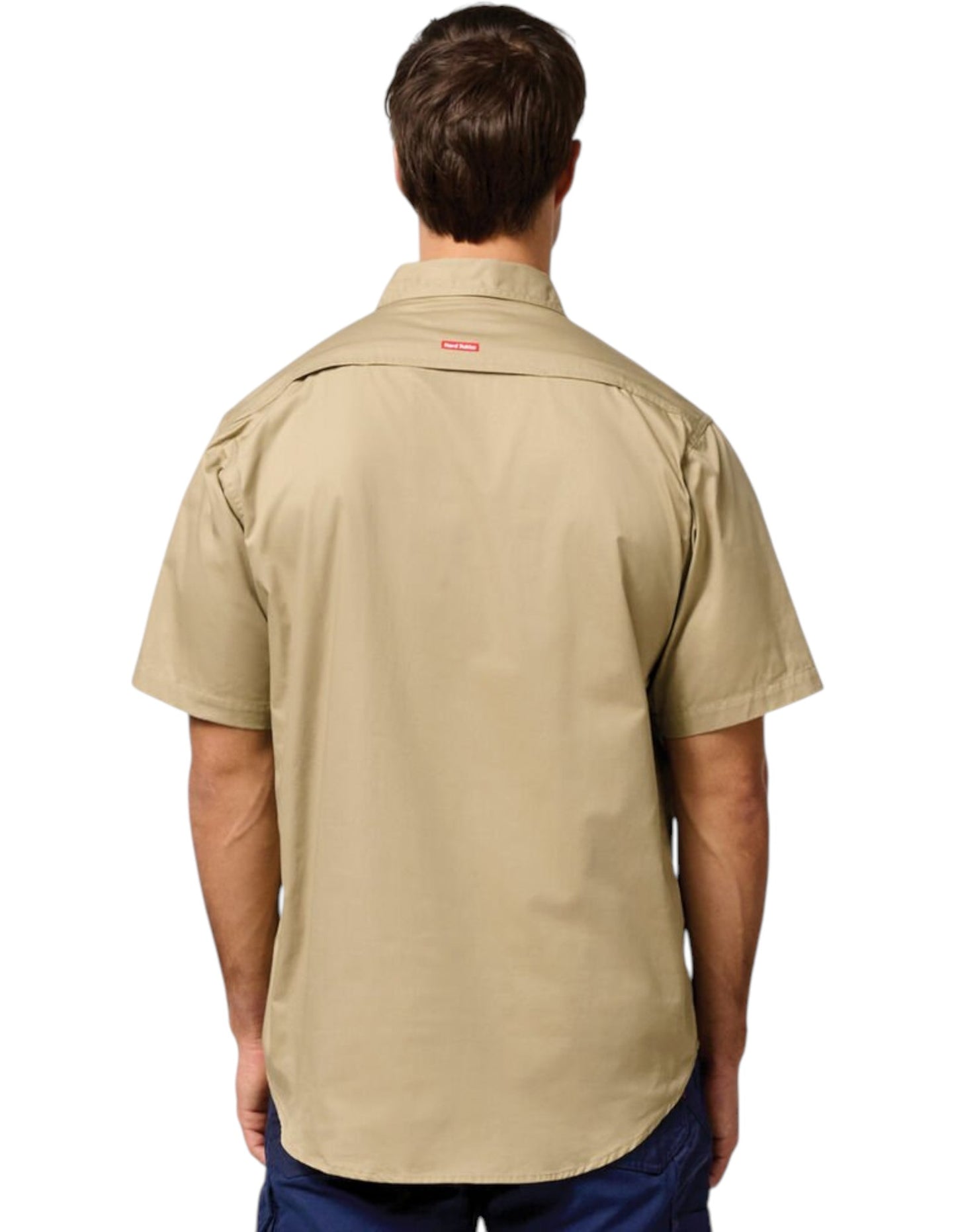 Mens Hard Yakka Lightweight Drill Ventilated Shirt Khaki