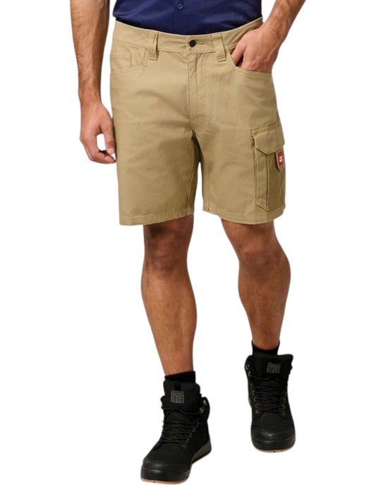 Mens Hard Yakka Legends Cargo Shorts Khaki