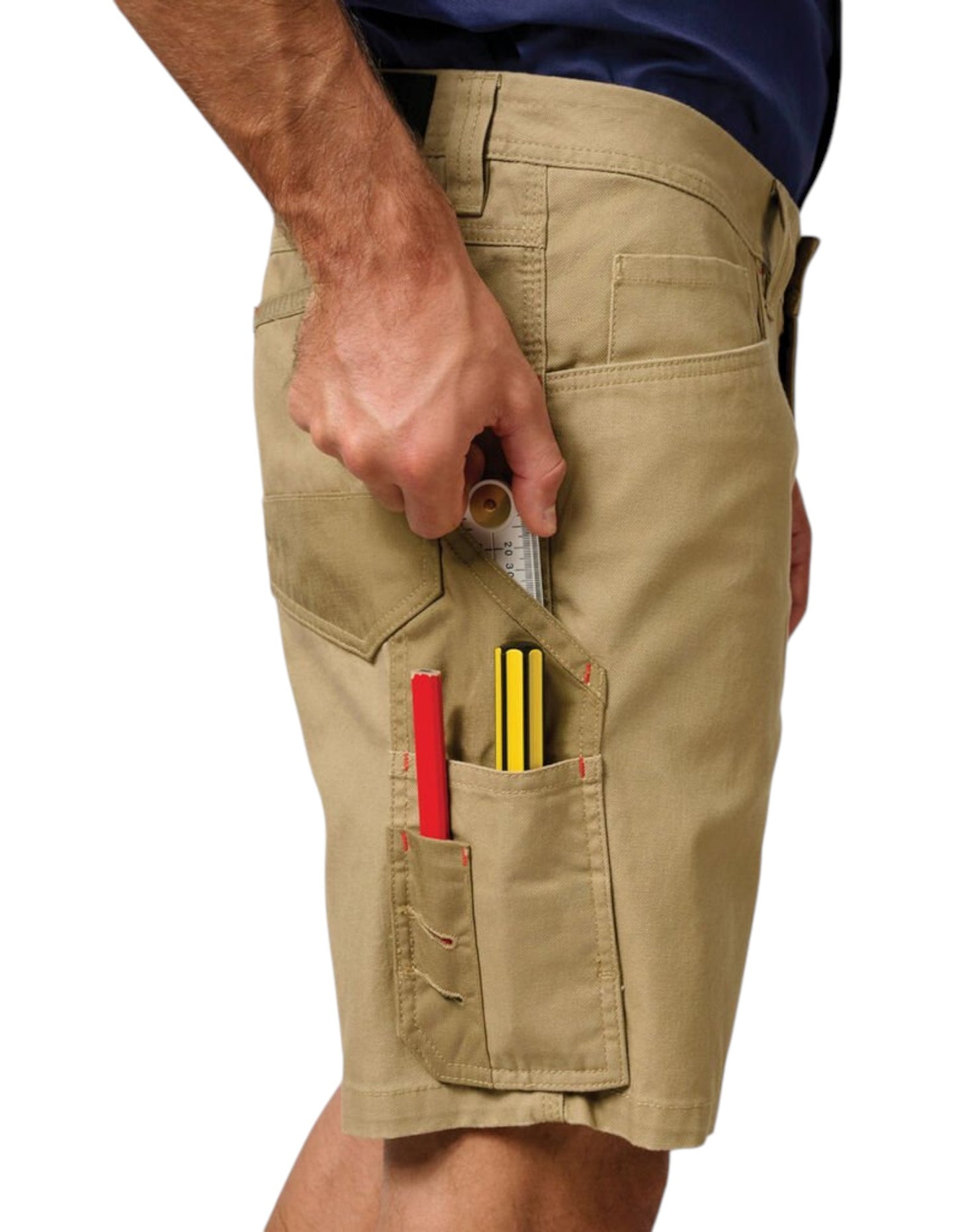 Mens Hard Yakka Legends Cargo Shorts Khaki