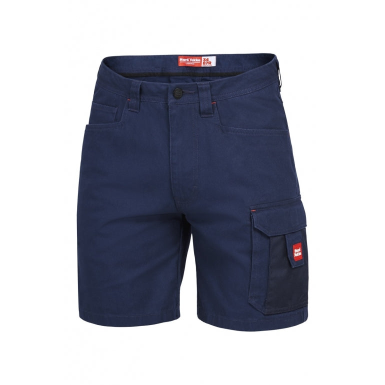 Mens Hard Yakka Legends Cargo Shorts Navy