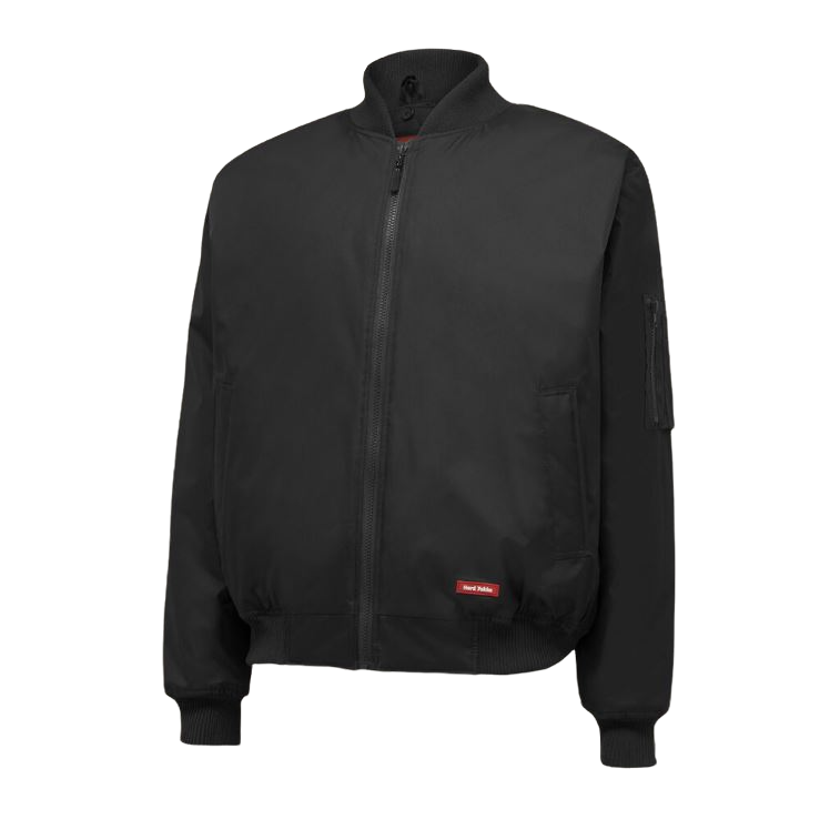 Mens Hard Yakka Bomber Winter Jacket Black