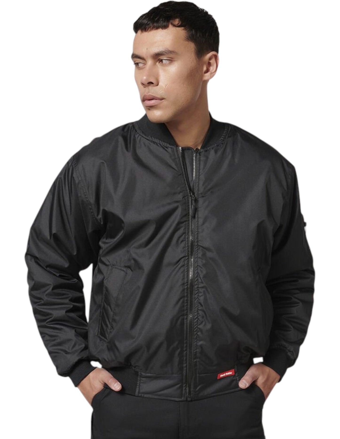 Mens Hard Yakka Bomber Winter Jacket Black