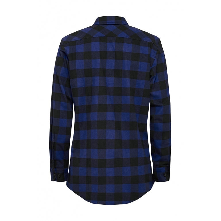 Mens Hard Yakka Foundation New Check Flannel Shirt Blue Y07295
