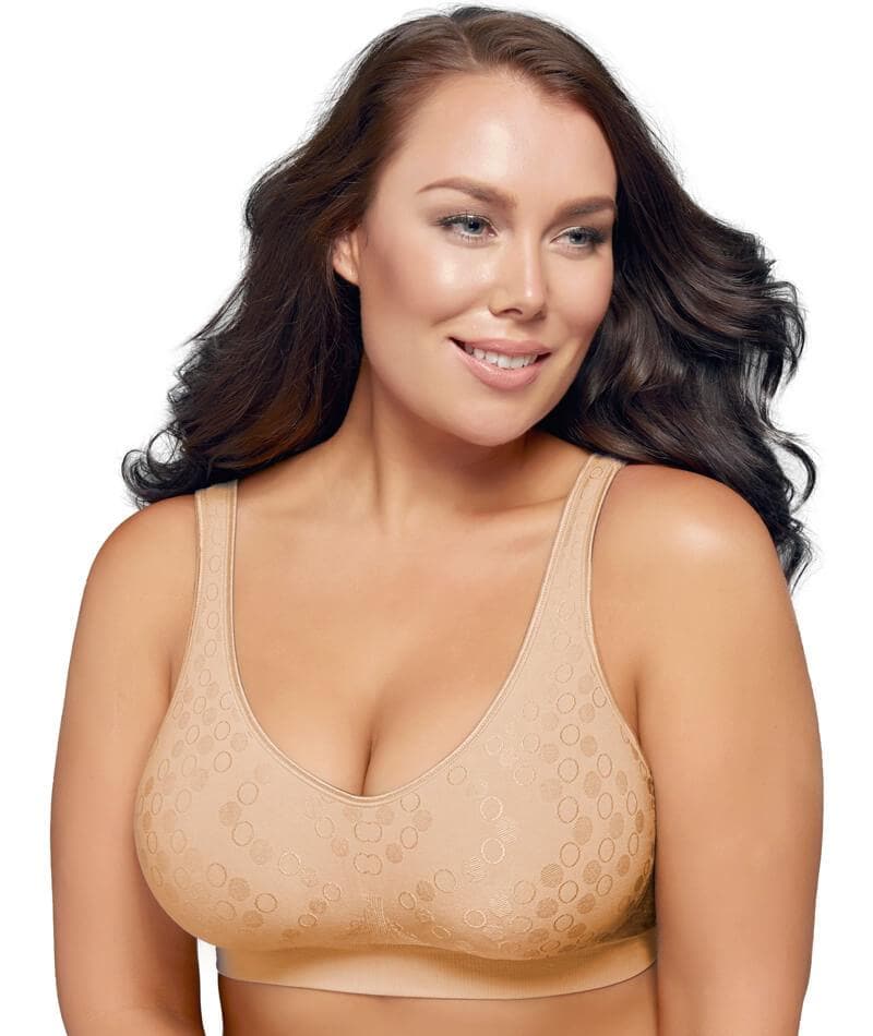 Playtex Comfort Revolution Contour Wirefree Bra - Nude