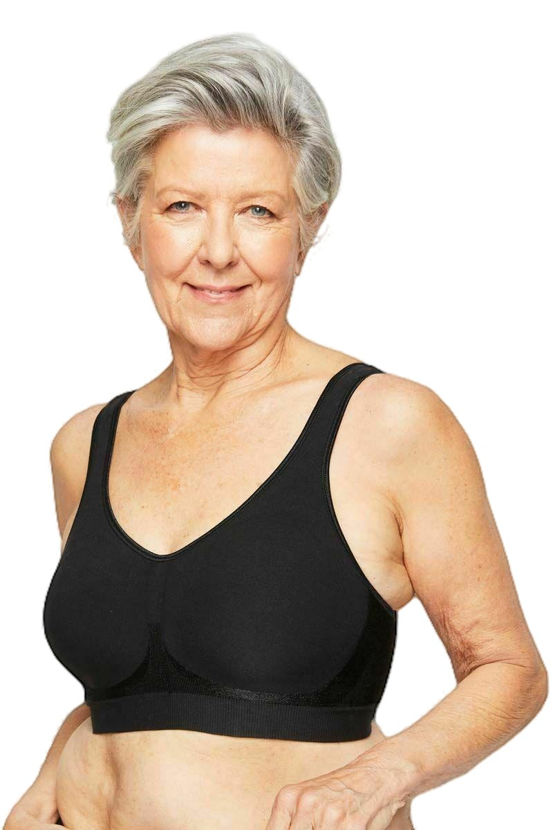 Womens Playtex Comfort Revolution Contour Wirefree Bra Black