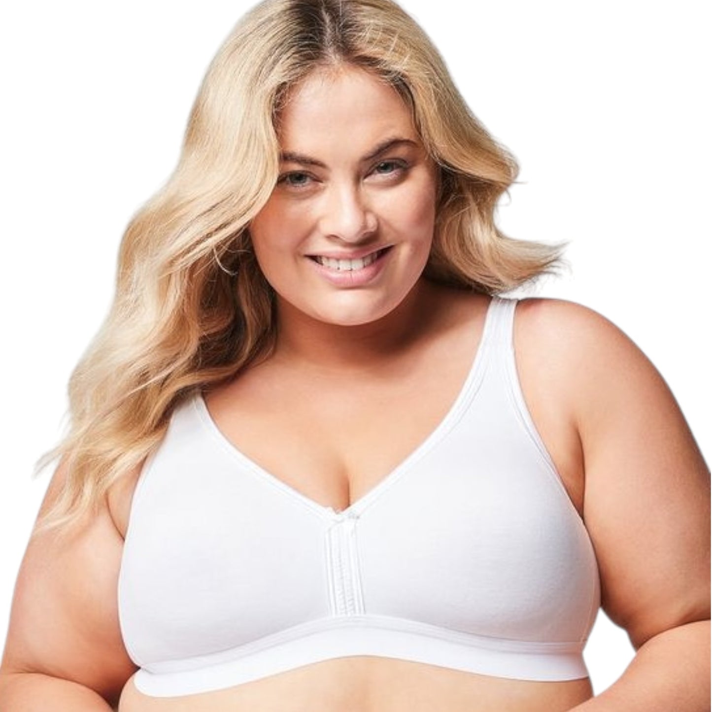 Womens Target Moulded Wirefree Bra White