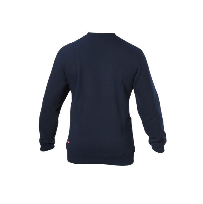 3 x Mens Hard Yakka Fleece Crew Jumper Navy