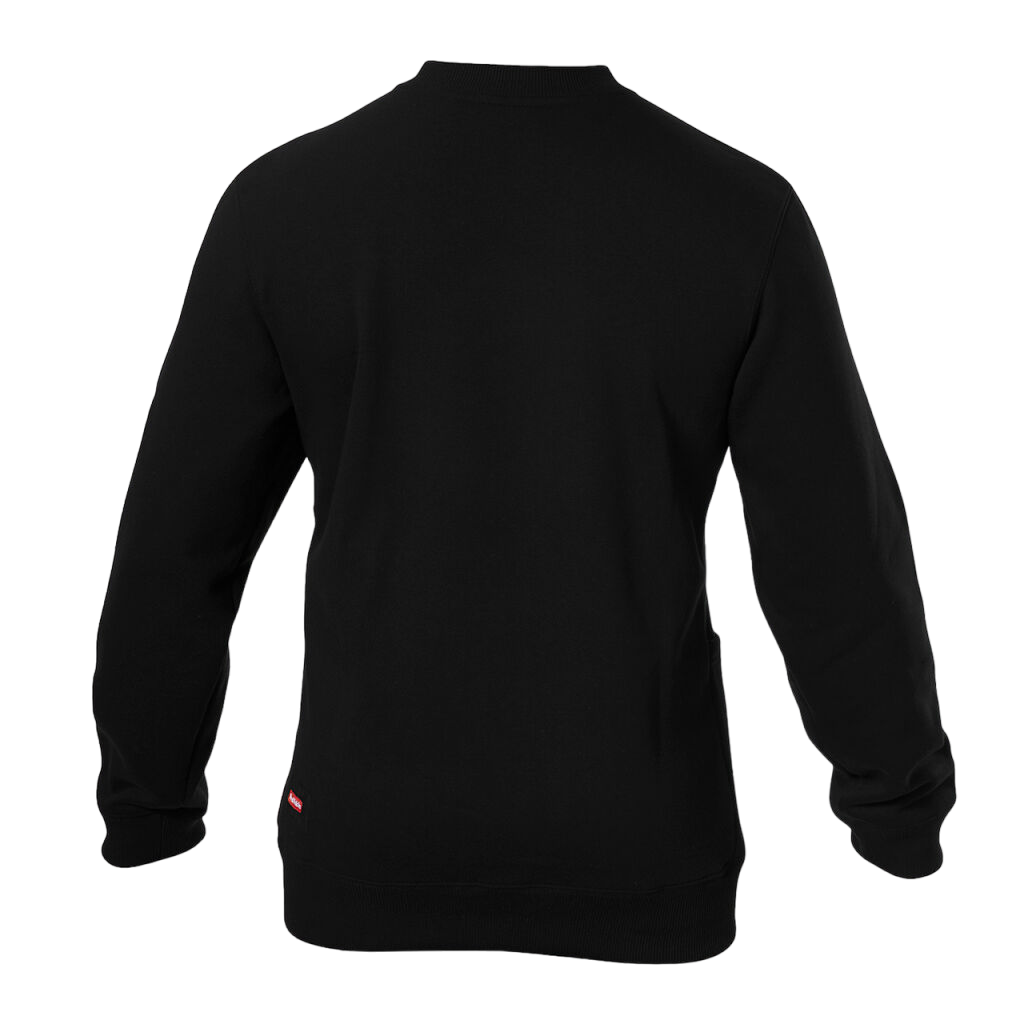 Mens Hard Yakka Crew Neck Fleece Jumper Black