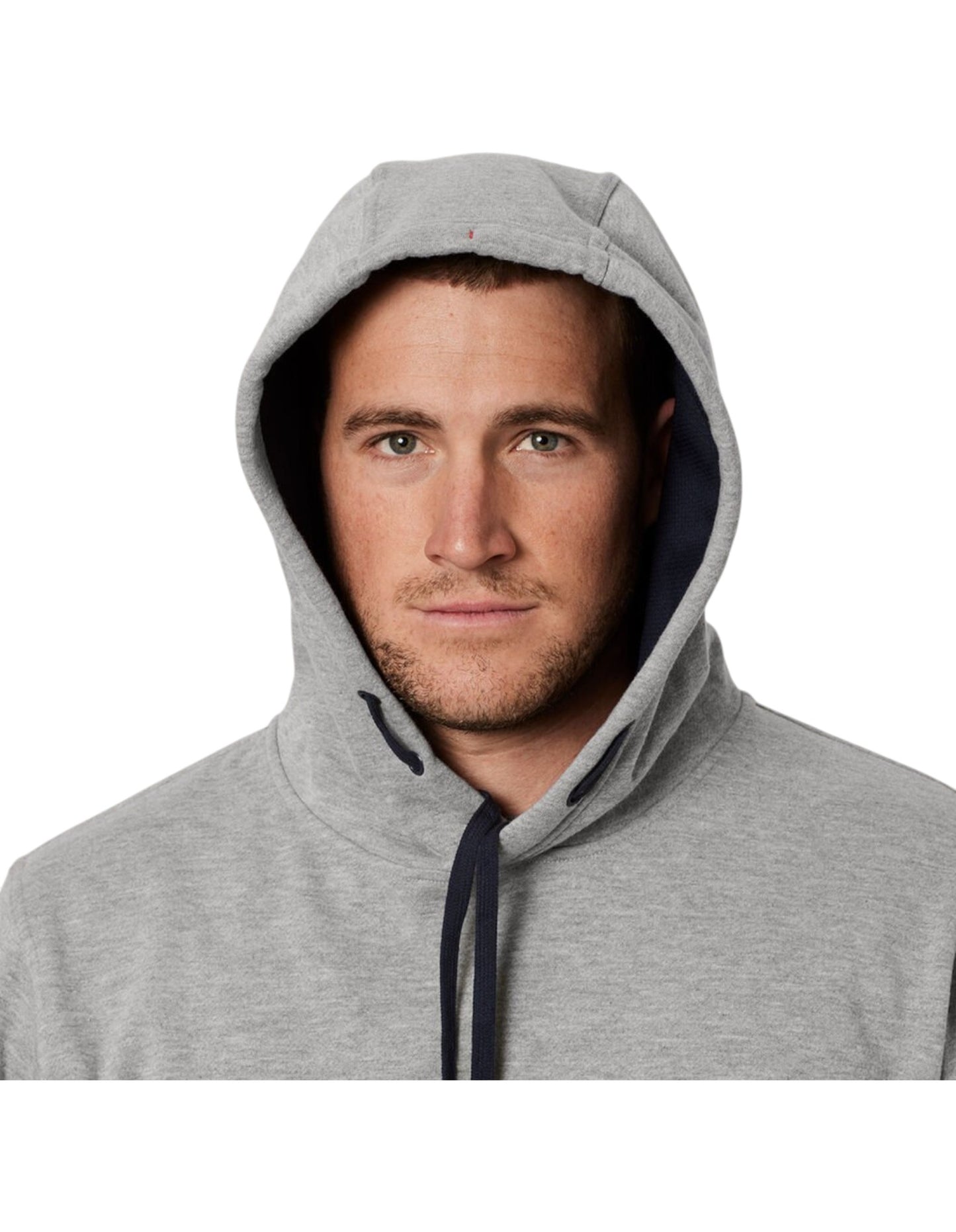 Mens Hard Yakka Workwear Fleece Hoodie Grey Marle