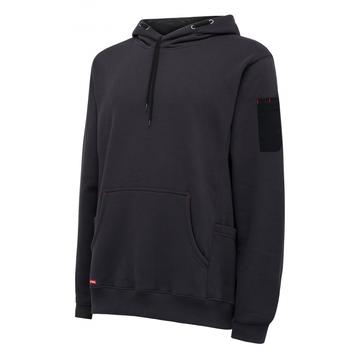 Mens Hard Yakka Workwear Fleece Hoodie Black