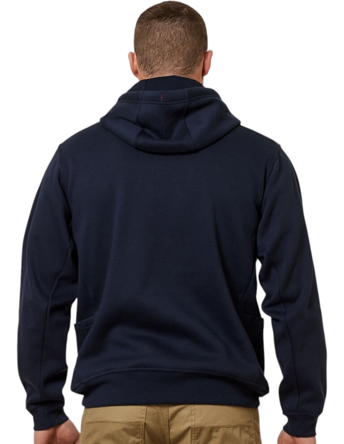 Mens Hard Yakka Workwear Fleece Hoodie Navy