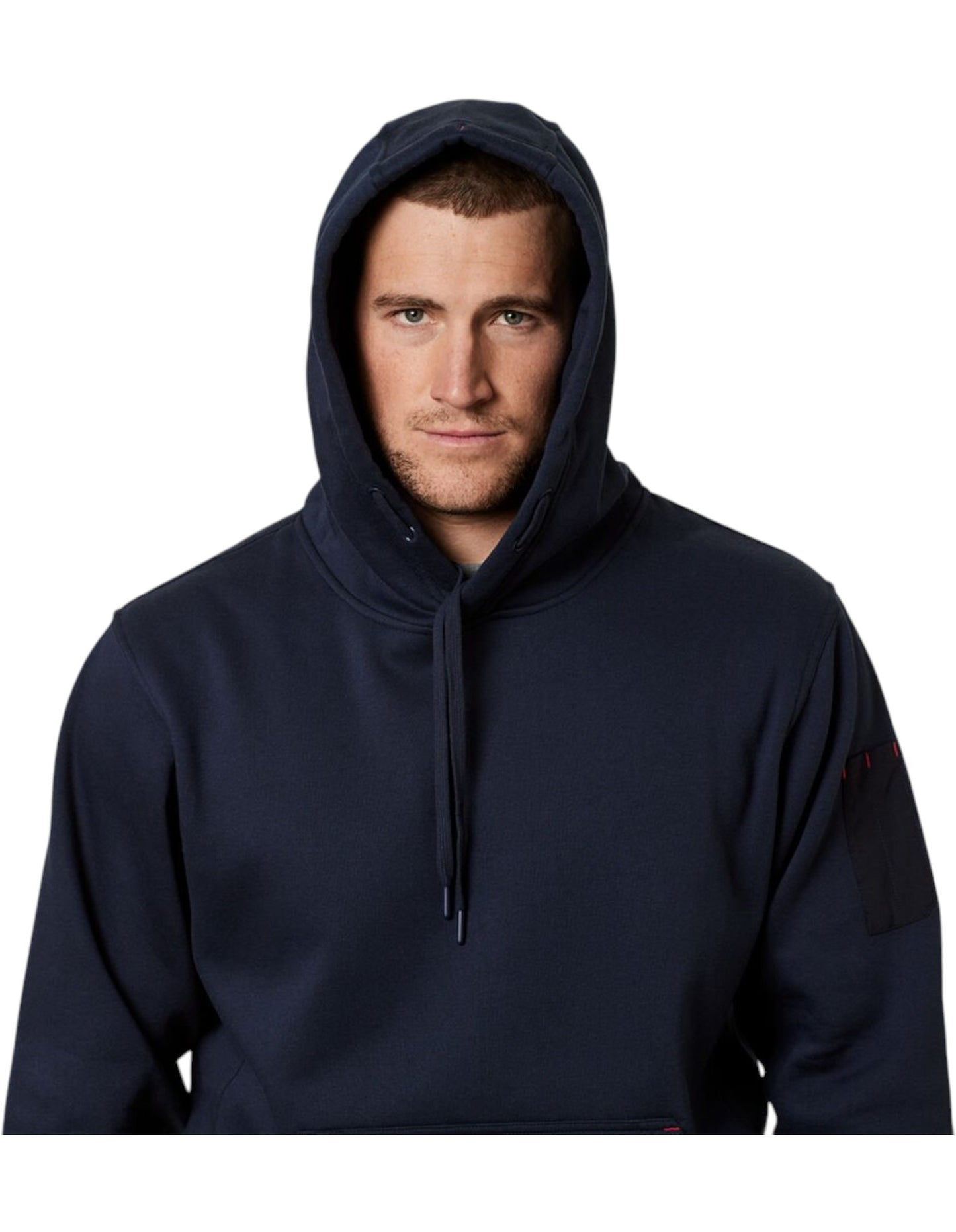 Mens Hard Yakka Workwear Fleece Hoodie Navy