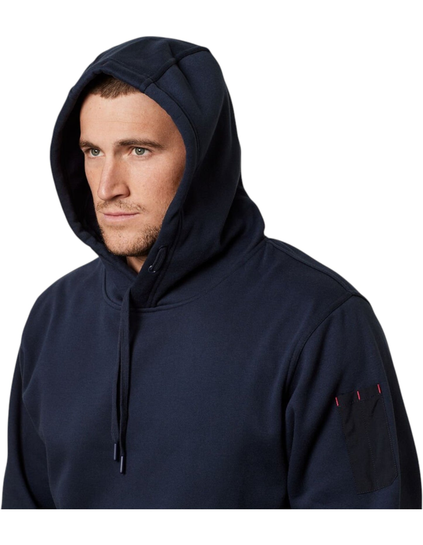 Mens Hard Yakka Workwear Fleece Hoodie Navy