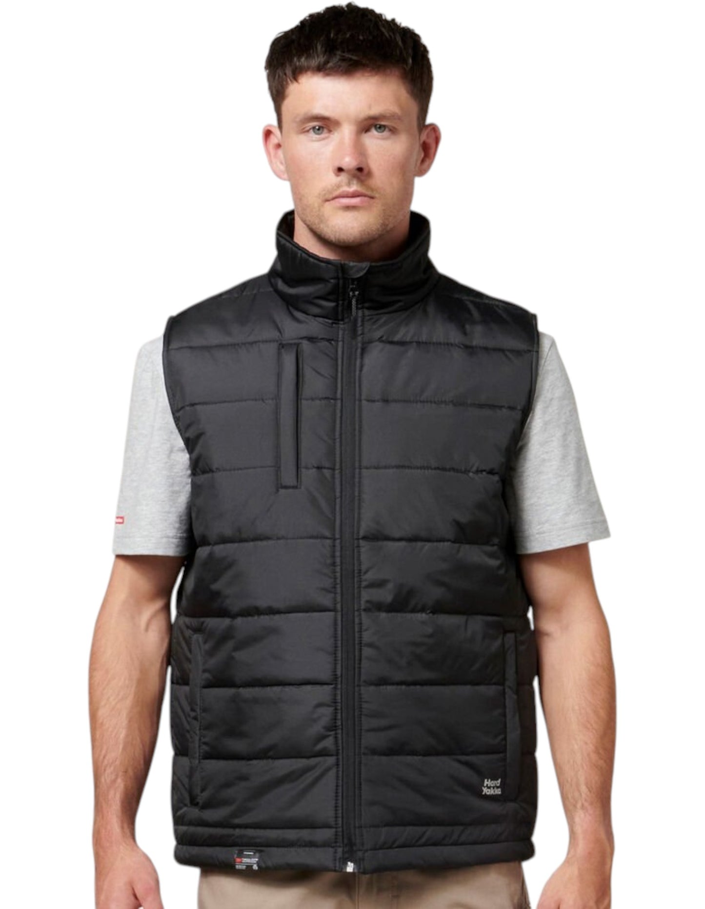 Mens Hard Yakka Puffa 2.0 Winter Jacket Black