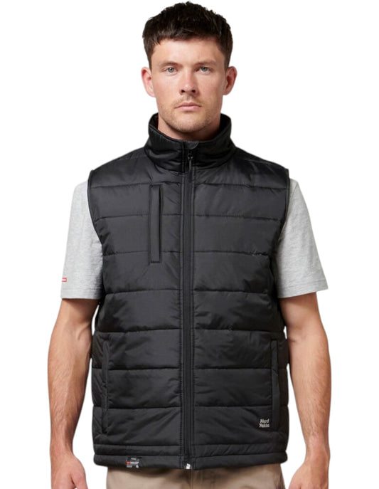 Mens Hard Yakka Puffa 2.0 Winter Jacket Black