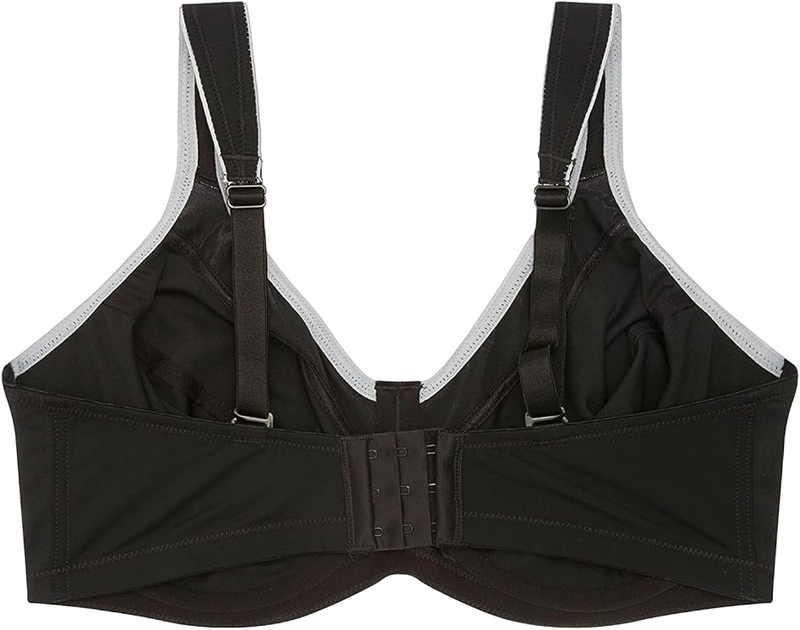 Hestia Womens Everyday Active Underwire Sports Bra Black