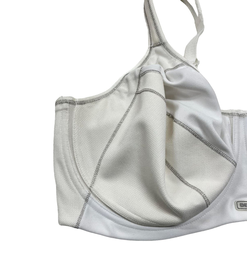 Berlei Womens Full Support Non-Padded Sports White Bra