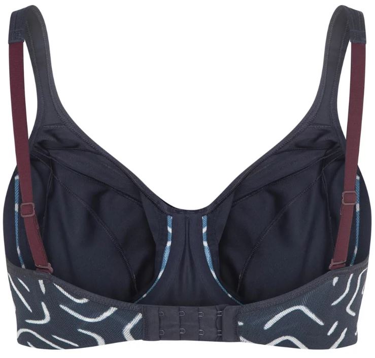 4 x Berlei Womens Full Support Focus Non-Contour Underwire Sports Bra Navy