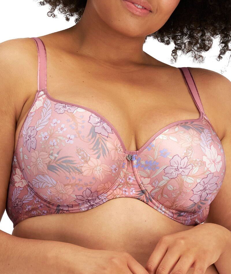 Berlei Lift & Shape T-Shirt Underwire Bra Pink Floral