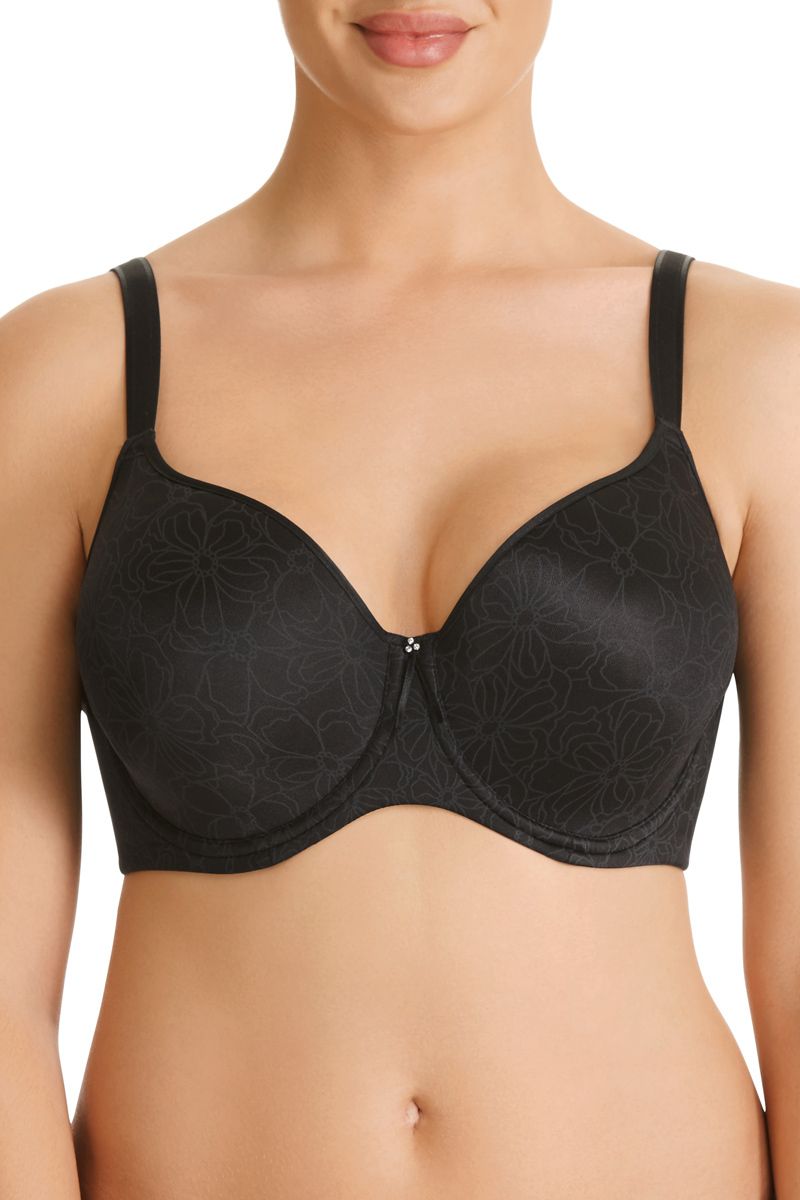 3 x Berlei Womens Lift & Shape T-Shirt Bra Black Y584ub